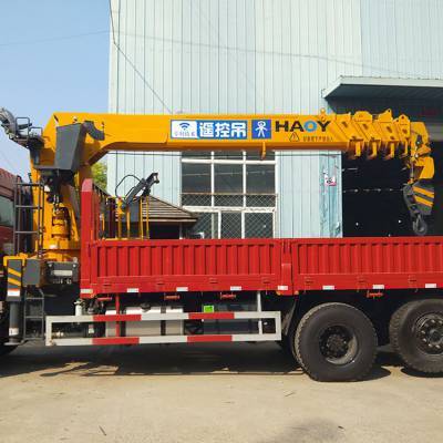 三环昊龙后八轮随车吊 遥控12吨随车吊的卓越性能与应用