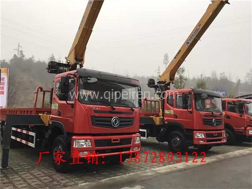 东风程力 随车吊与清障车的卓越结合，城市应急与工程作业的多面手